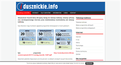 Desktop Screenshot of dusznickie.info