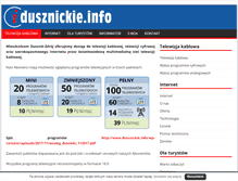 Tablet Screenshot of dusznickie.info